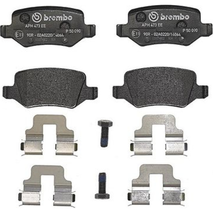 Brembo P 50 090 Bremsbelagsatz, Scheibenbremse PRIME LINE Brembo P 50 090 Bremsbelagsatz, Scheibenbremse PRIME LINE