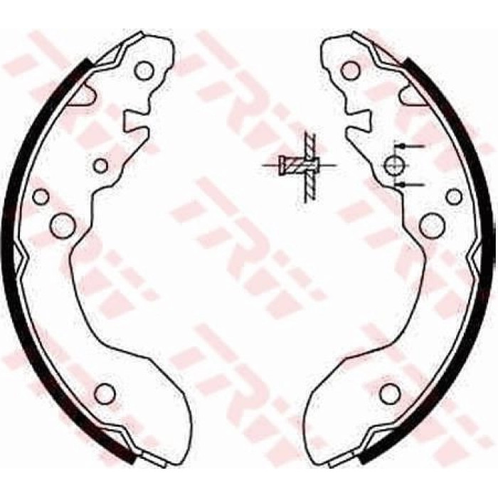 TRW GS8671 Bremsbackensatz