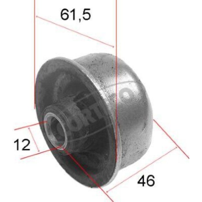 Corteco 21652972 Lagerung, Lenker Corteco 21652972 Lagerung, Lenker