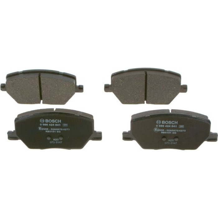 BOSCH 0 986 424 841 Bremsbelagsatz, Scheibenbremse BOSCH 0 986 424 841 Bremsbelagsatz, Scheibenbremse