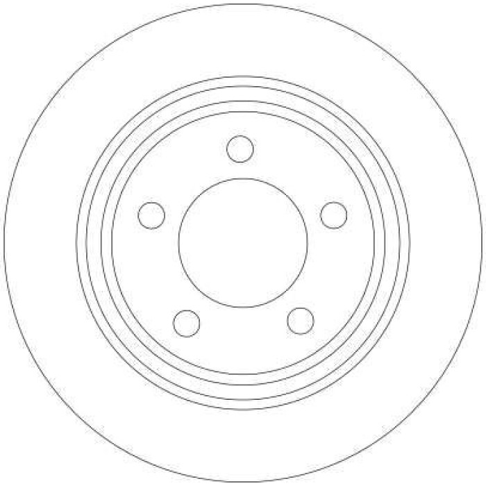 TRW DF4420 Bremsscheibe