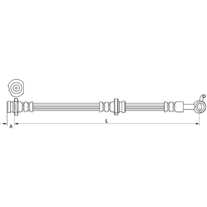 Metzger 4111251 Bremsschlauch