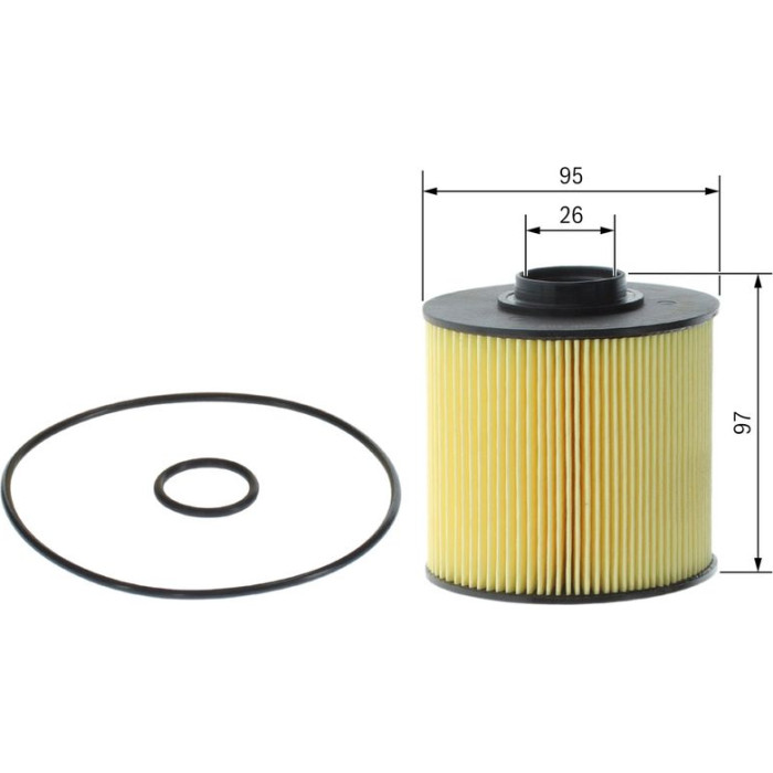 BOSCH F 026 402 376 Kraftstofffilter