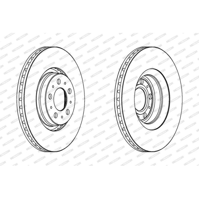 Ferodo DDF1426C-1 Bremsscheibe PREMIER Coat+ disc Ferodo DDF1426C-1 Bremsscheibe PREMIER Coat+ disc