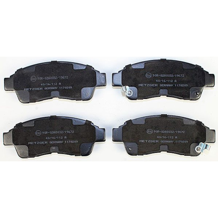 Metzger 1170209 Bremsbelagsatz, Scheibenbremse Metzger 1170209 Bremsbelagsatz, Scheibenbremse