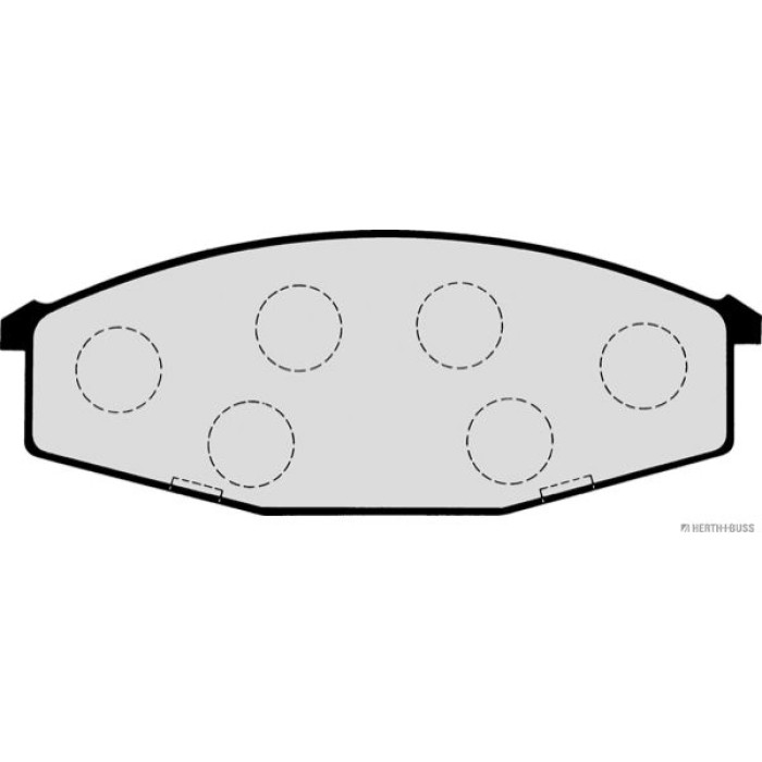 Herth+Buss Jakoparts J3601034 Bremsbelagsatz, Scheibenbremse