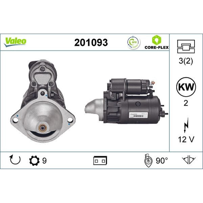 Valeo 201093 Starter CORE-FLEX