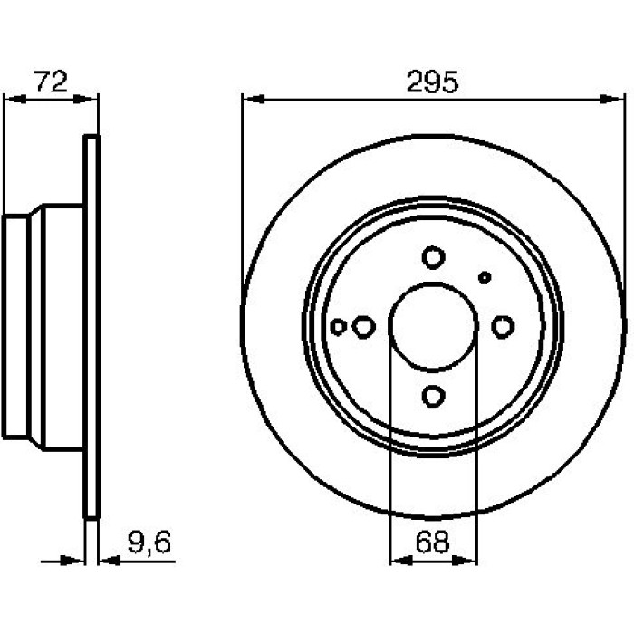 BOSCH 0 986 478 640 Bremsscheibe