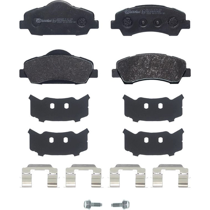 Brembo P 61 138 Bremsbelagsatz, Scheibenbremse PRIME LINE Brembo P 61 138 Bremsbelagsatz, Scheibenbremse PRIME LINE