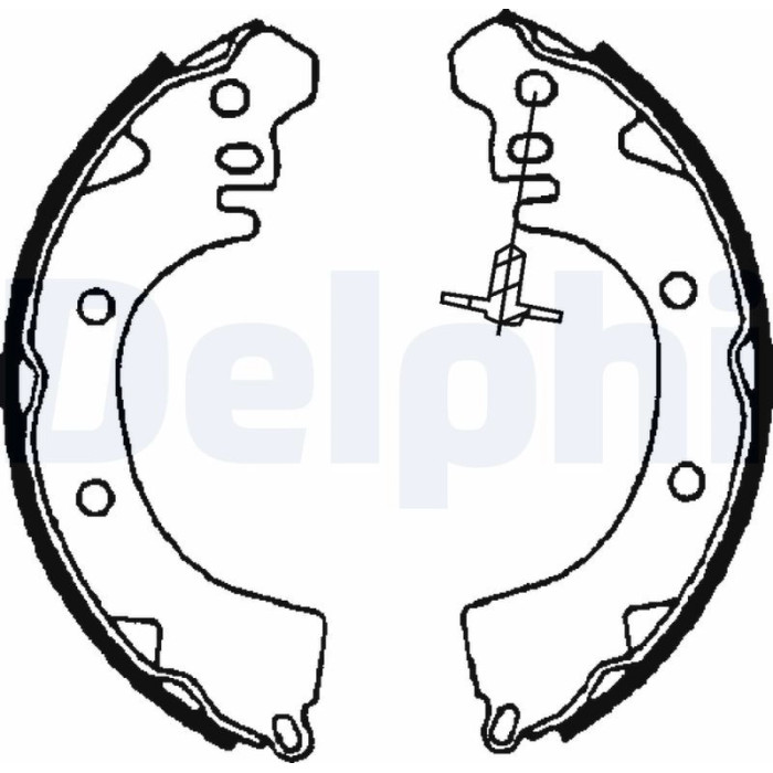 Delphi LS1705 Bremsbackensatz