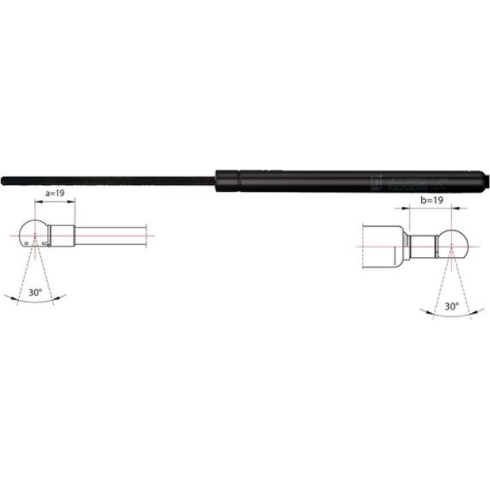 Gasfeder, Koffer-/Laderaum 2110385