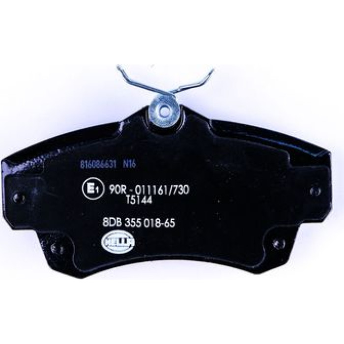 Hella 8DB 355 018-651 Bremsbelagsatz, Scheibenbremse