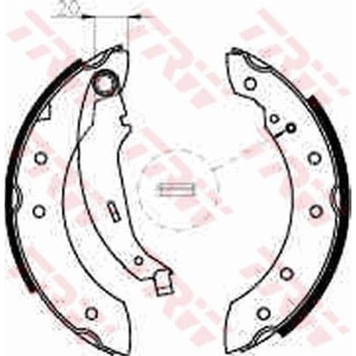 TRW GS8534 Bremsbackensatz TRW GS8534 Bremsbackensatz