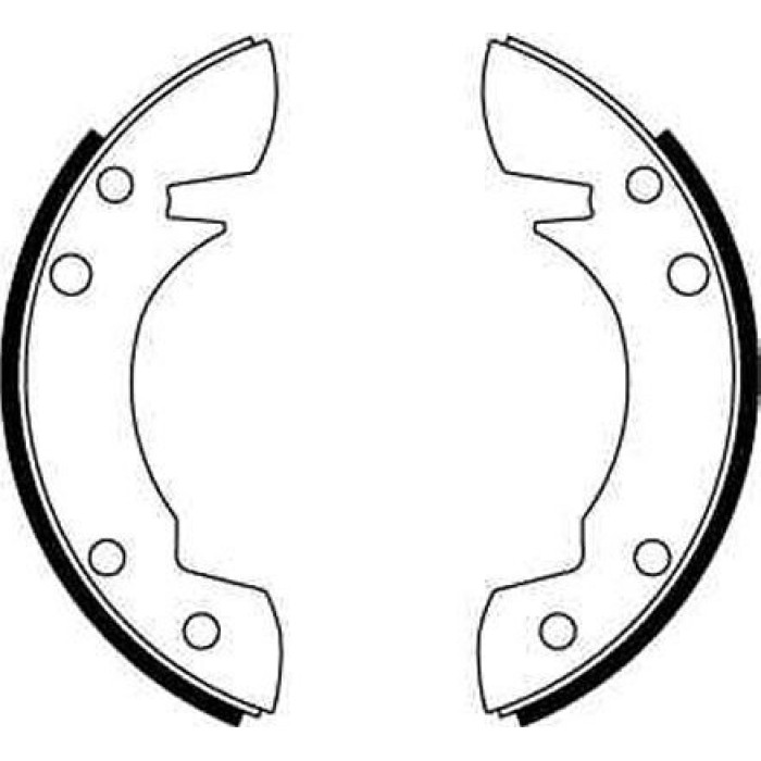 TRW GS6093 Bremsbackensatz TRW GS6093 Bremsbackensatz