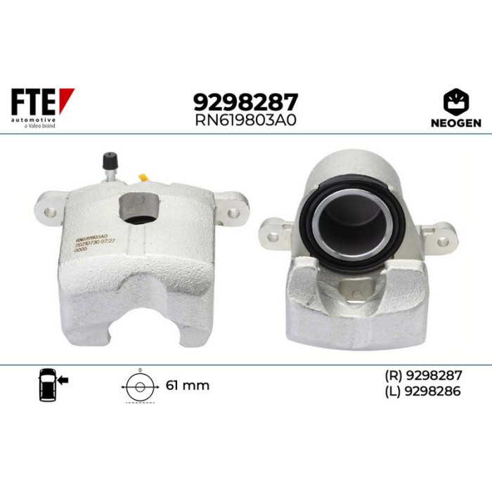 FTE 9298287 Bremssattel NEOGEN FTE 9298287 Bremssattel NEOGEN