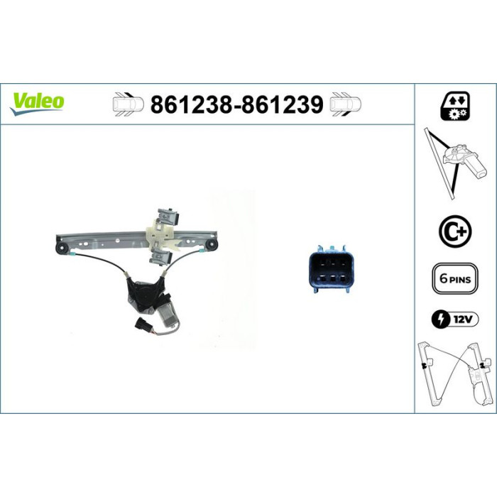 Valeo 861239 Fensterheber Valeo 861239 Fensterheber