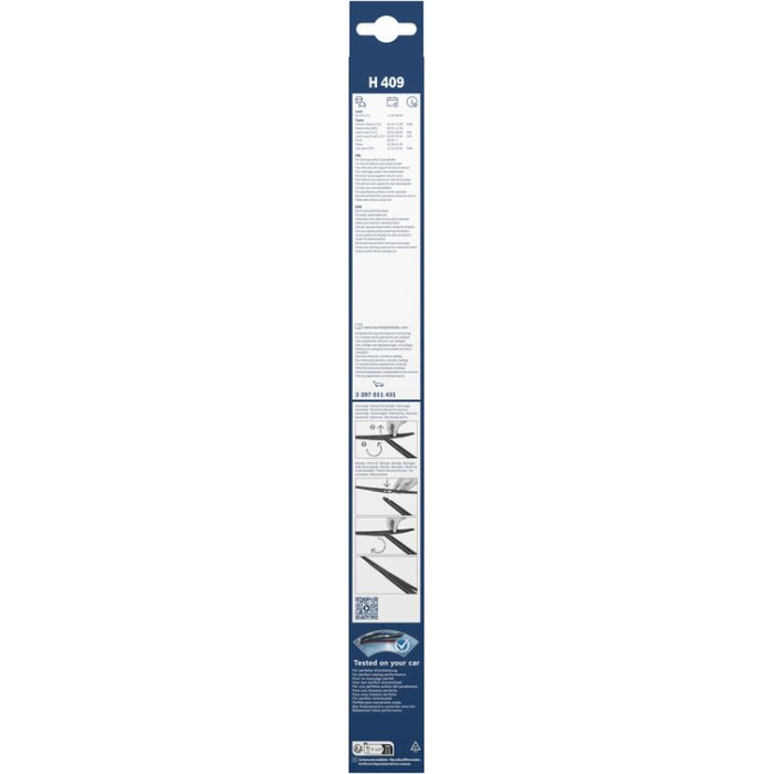 BOSCH H 409 Scheibenwischer Rear 3 397 011 431 BOSCH H 409 Scheibenwischer Rear 3 397 011 431