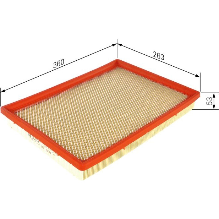 BOSCH F 026 400 266 Luftfilter BOSCH F 026 400 266 Luftfilter