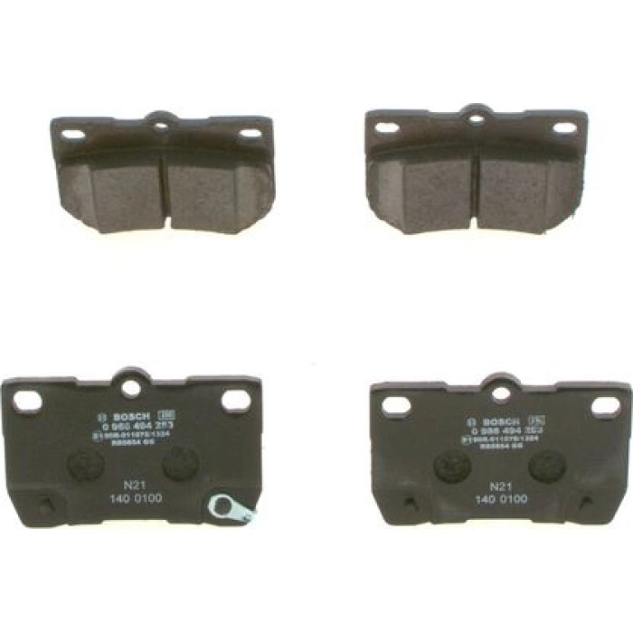BOSCH 0 986 494 253 Bremsbelagsatz, Scheibenbremse BOSCH 0 986 494 253 Bremsbelagsatz, Scheibenbremse