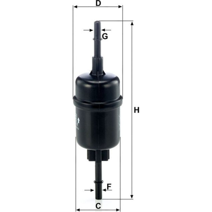 Mann-Filter WK 511/2 Kraftstofffilter