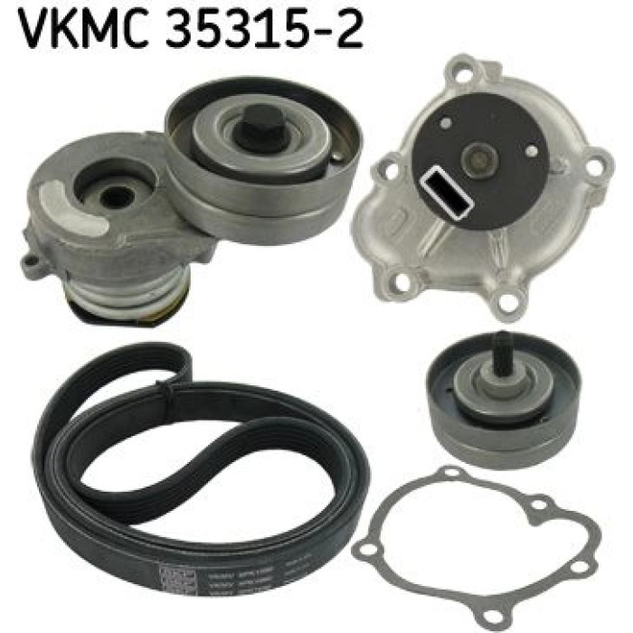 SKF VKMC 35315-2 Wasserpumpe + Keilrippenriemensatz SKF VKMC 35315-2 Wasserpumpe + Keilrippenriemensatz