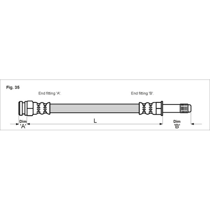 Metzger 4112522 Bremsschlauch Metzger 4112522 Bremsschlauch