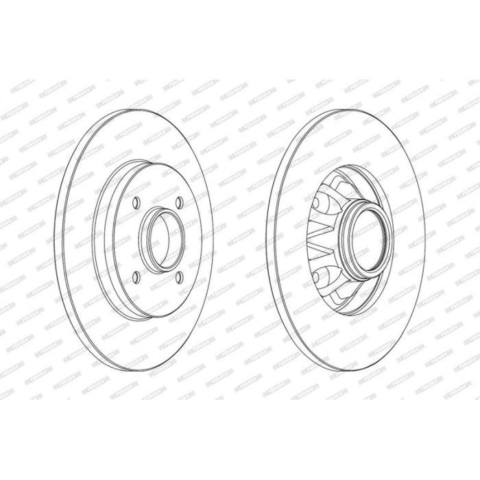 Ferodo DDF1791C-1 Bremsscheibe PREMIER Coat+ disc Ferodo DDF1791C-1 Bremsscheibe PREMIER Coat+ disc