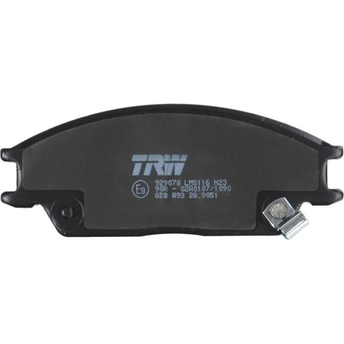TRW GDB893 Bremsbelagsatz, Scheibenbremse COTEC TRW GDB893 Bremsbelagsatz, Scheibenbremse COTEC