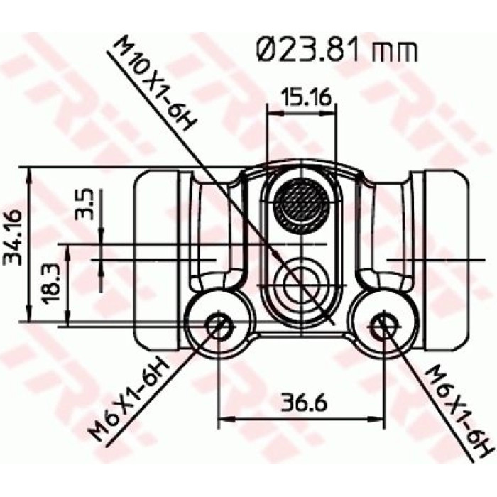 TRW BWK156 Radbremszylinder TRW BWK156 Radbremszylinder
