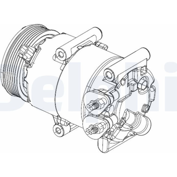 Delphi CS20324 Kompressor, Klimaanlage Delphi CS20324 Kompressor, Klimaanlage