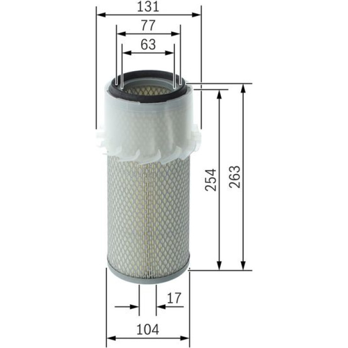 BOSCH 1 457 433 200 Luftfilter BOSCH 1 457 433 200 Luftfilter