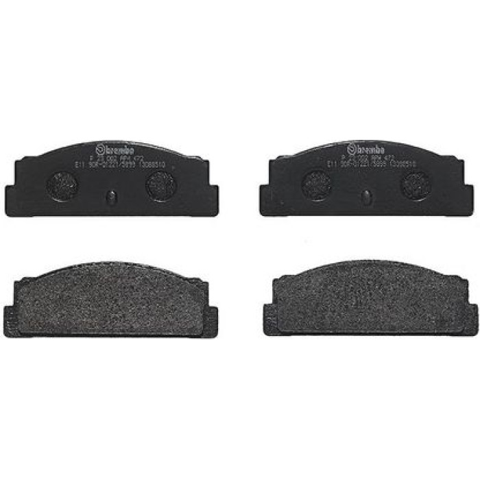 Brembo P 23 002 Bremsbelagsatz, Scheibenbremse PRIME LINE