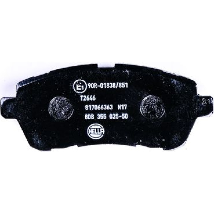 Hella 8DB 355 025-501 Bremsbelagsatz, Scheibenbremse Hella 8DB 355 025-501 Bremsbelagsatz, Scheibenbremse
