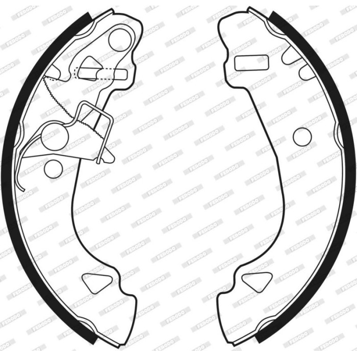 Ferodo FSB527 Bremsbackensatz PREMIER Ferodo FSB527 Bremsbackensatz PREMIER