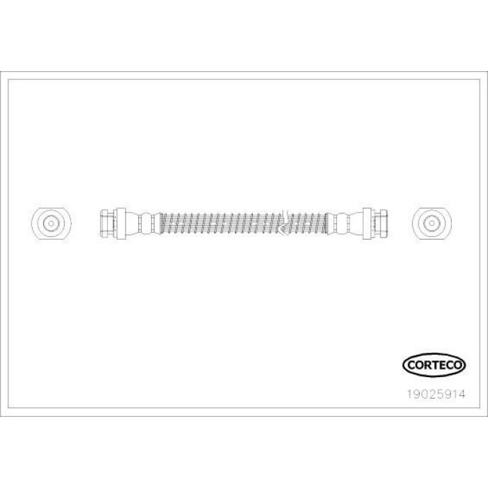 Corteco 19025914 Bremsschlauch