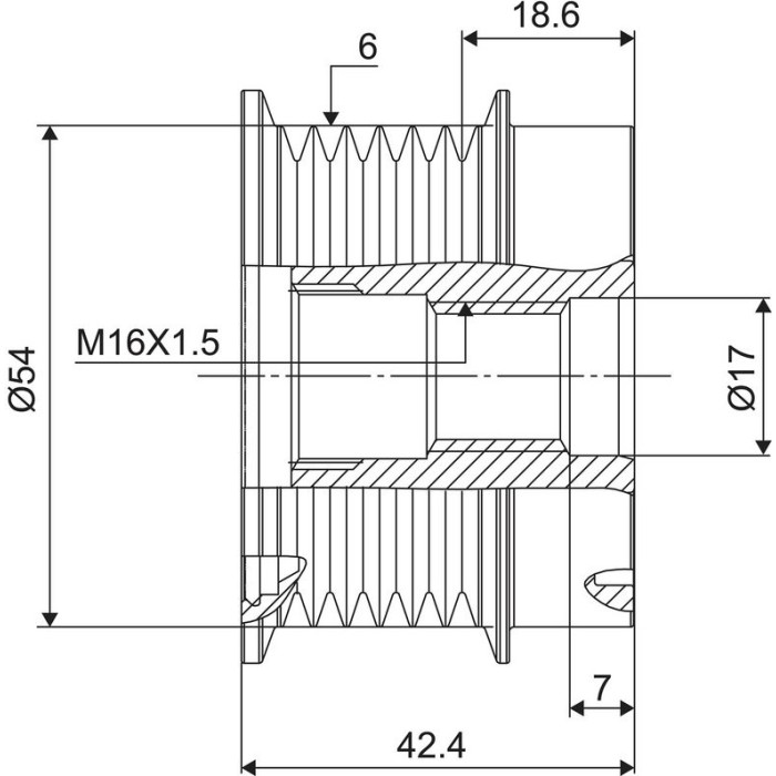 Generatorfreilauf 588126 Generatorfreilauf 588126