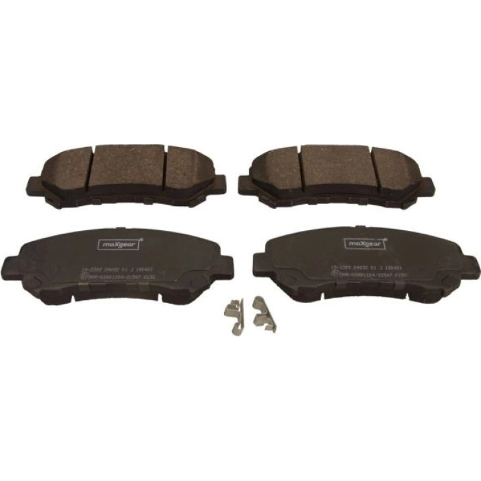 Maxgear 19-3393 Bremsbelagsatz, Scheibenbremse Maxgear 19-3393 Bremsbelagsatz, Scheibenbremse