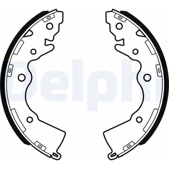 Delphi LS1996 Bremsbackensatz
