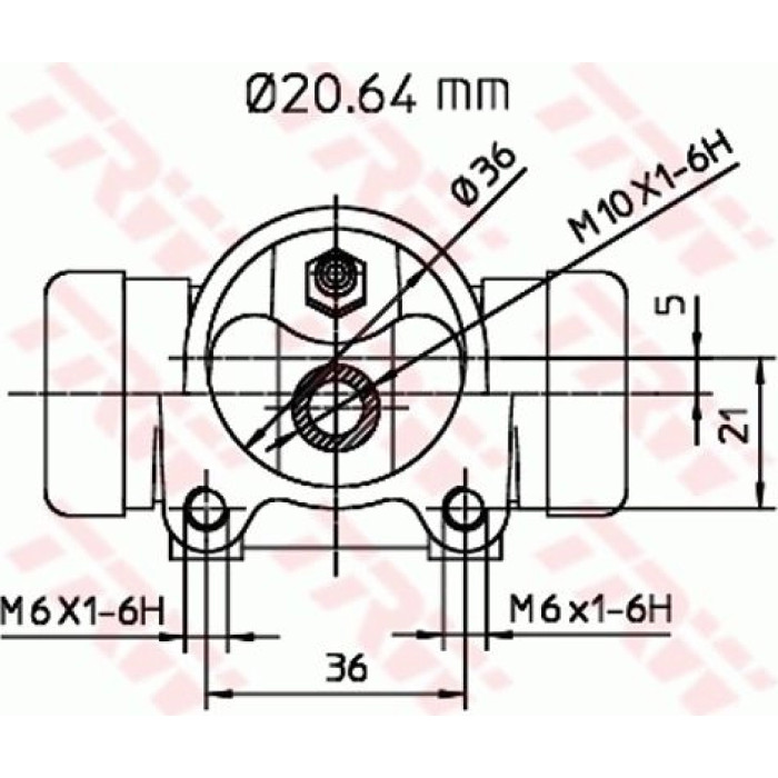 TRW BWF112 Radbremszylinder