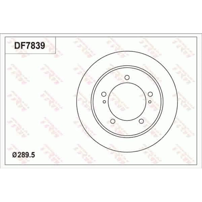 TRW DF7839 Bremsscheibe TRW DF7839 Bremsscheibe