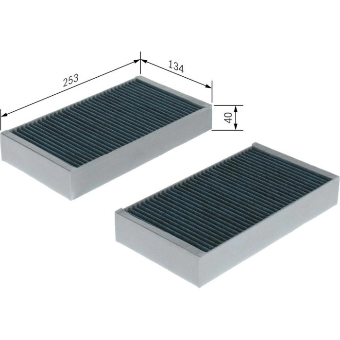 BOSCH 0 986 628 559 Innenraumfilter FILTER+ BOSCH 0 986 628 559 Innenraumfilter FILTER+