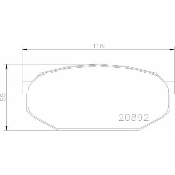 Brembo P 54 005 Bremsbelagsatz, Scheibenbremse PRIME LINE Brembo P 54 005 Bremsbelagsatz, Scheibenbremse PRIME LINE