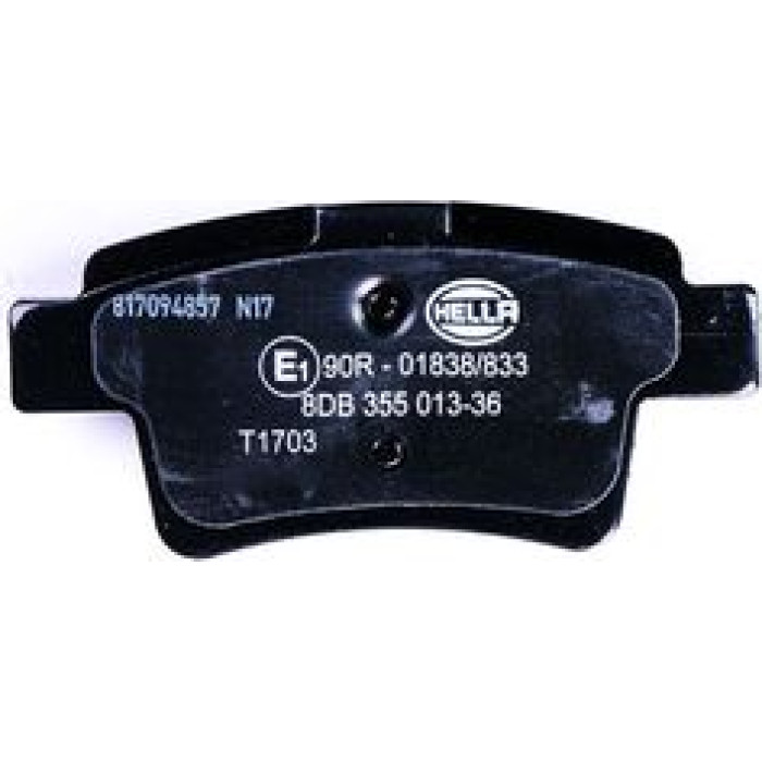 Hella 8DB 355 013-361 Bremsbelagsatz, Scheibenbremse
