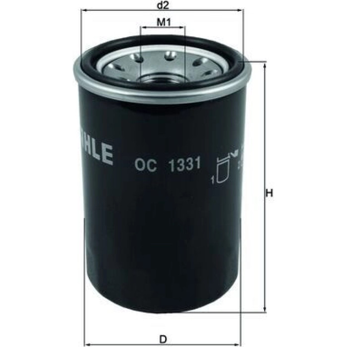 Knecht OC 1331 Ölfilter Knecht OC 1331 Ölfilter