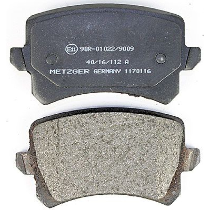 Metzger 1170116 Bremsbelagsatz, Scheibenbremse Metzger 1170116 Bremsbelagsatz, Scheibenbremse