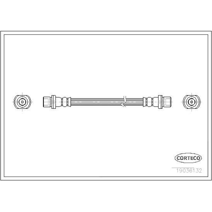 Corteco 19036132 Bremsschlauch