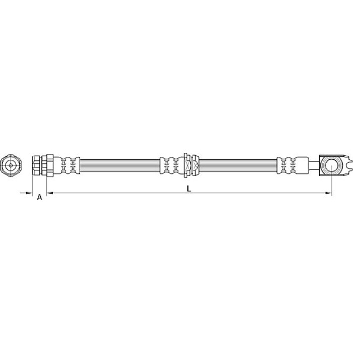 Metzger 4111539 Bremsschlauch Metzger 4111539 Bremsschlauch