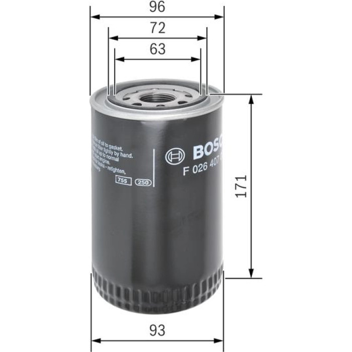 BOSCH F 026 407 057 Ölfilter BOSCH F 026 407 057 Ölfilter