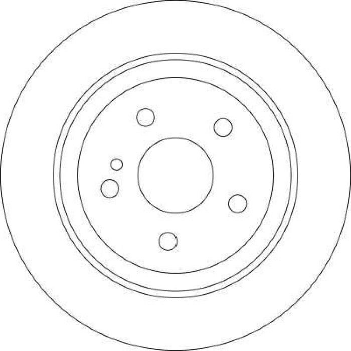 TRW DF4436 Bremsscheibe