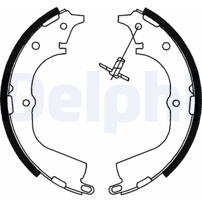 Delphi LS1744 Bremsbackensatz